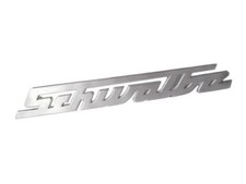 Simson Lettering Aluminum Silver schwalbe KR51 Knee Plate Emblem Logo picture