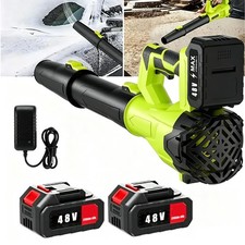 New Cordless Leaf Blower 650CFM/280MPH & 6 Speed Levels Electric w/2 Batteries picture