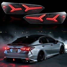 Fit 2018-2024 Toyota Camry LE SE XLE XSE L LED Tail Lights w/ Sequential signal picture