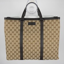 * Gucci GG Monogram Large Joy Tote Bag Dark Brown picture