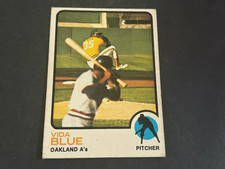 1973 Topps -#430 Vida Blue Oakland A’s ..VG+/EX....Free Shipping picture