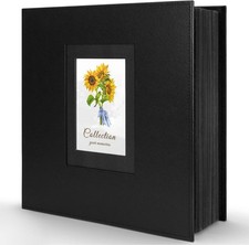 Photo Album 4x6 600 Photos, Leather Cover Extra Large Capacity Holds 600 Horizon picture