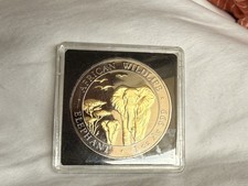 2015 Somalia 0.999 Silver Sunset Elephant 100 Shillings Coin (LE 500) picture