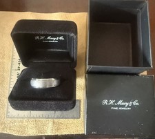 Triton Tungsten Men’s Wedding Band Ring Gray 8mm Size 10.5 No Stone picture