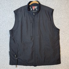 SCOTTeVEST SeV TEC Travel Vest Mens XL Black Pocket Utility Tech READ picture