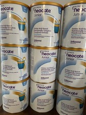9 CANS NE0CATE JR JUNIOR UNFLAVORED  FORMULA Hypoallergenic (14.1 oz) picture