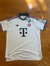Authentic on field adidas FC Bayern Munich White Soccer Jersey picture