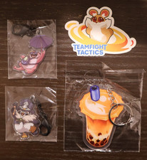 Teamfight Tactics TFT Keychains Sticker Riot Games Community Meetup signed PAX picture