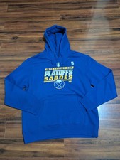 Buffalo Sabres 2026 Stanley Cup Playoffs Pull Over Hoodie Fanatics Blue Men's XL picture