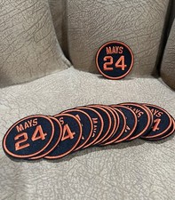 RARE Willie Mays 24 HOF Giants 2in. Jersey Uniform Memorial Iron Sew On  Patch picture