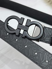 Men's Ferragamo belt authentic Black Adjustable picture