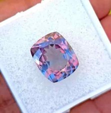 NATURAL Loose Montana Bi-Color Change Sapphire Cushion Cut  GEMSTONE 10.00 Ct picture