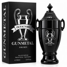 Fragrance Couture IN-Victory Gunmetal Men Eau de Parfum EDP 3.4 oz 100ml Spray picture