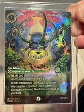 Disney Lorcana TCG Alien - True Believer 229/204 Enchanted Foil English picture