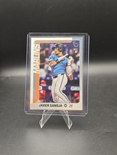 2025 Topps Series 2 Javier Sanoja Vintage Stock Parallel RC SP # /99 Marlins picture