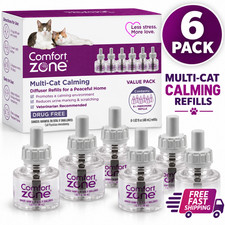 Comfort Zone MultiCat Cat Calming Pheromone Diffuser Refills 6 Pack picture