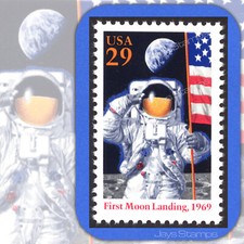 1994  FIRST MOON LANDING in 1969  Single  -MINT-GENUINE-  Stamp  Cat  # 2841a picture
