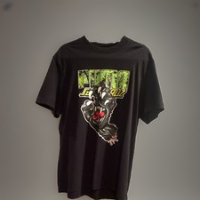 PUMA x Santa Cruz Men’s L Black Knit Logo Graphic Crew Neck Short Sleeve Tee picture