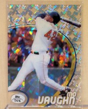 1998 Topps Tek Diffractor Refractor Finish Pattern #84 Mo Vaughn Red Sox #87 picture