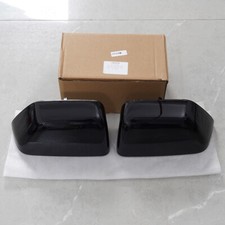 For 2017-2023 Ford F450 F250 F350 Super Duty Top Half Black Tow Mirror Covers picture