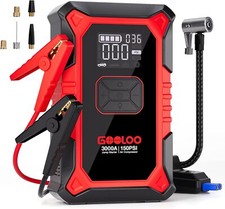 GOOLOO A3 Jump Starter with Air Compressor, 3000A Portable Car Battery Booster picture