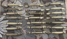 LOT of 21 Vtg Amerock 63842-1 Drawer 1970s Pull Handle gold color  3