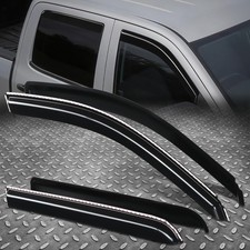 For 14-19 Chevy Silverado GMC Sierra Crew Cab Window Visor Rain Guard Deflector picture