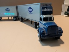 NIB Overnite Trucking Company 60th Anniversary Doubles 1995 Winross 1/64th Truck picture