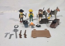 VTG Playmobil 3747 Gold Miners Mining Panning Old West Figures Parts Lot picture