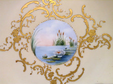 Delinieres & Co. Limoges China Plate Signed  10.25