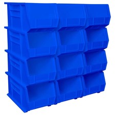 Akro-Mils 30240BLUE (12 Pack) AkroBins Plastic Storage Bins, Grainger 2W779 picture