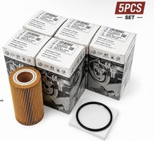 5PCS Genuine OEM VW Audi Oil Filter 06D115562 2.0L 2.5L Jetta Golf Passat picture