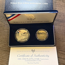 1991-1995 World War II 50th Anniversary Proof Set  picture