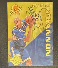 Charles O’Bannon 1997-98 Wheels Thunder Stroke ROOKIE AUTO #TS14 - UCLA Bruins picture