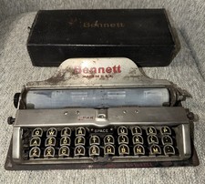Rare Bennett Pocket Typewriter 1911-1913 World's Smallest Antique picture