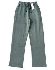 Cozy Earth Women’s City Scape Sweatpants Wide Leg Pants Smokey Blue Size XS NWT picture