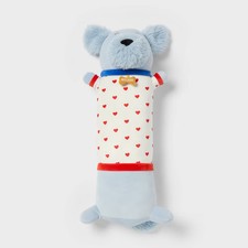 Dog Kids' Long Weighted Plush Throw Pillow Blue - Pillowfort picture