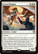 MTG Serra Paragon [Secrets of Strixhaven Commander] Near Mint Magic picture