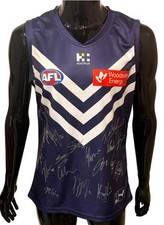 2026 TEAM SIGNED Fremantle Dockers Jumper + COA picture