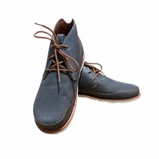 Chaco Mens Leather Thompson Chukka Hiking Boot Shoe Dark Gull Gray NEW Size 9 picture