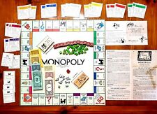 Vintage 1936 Monopoly Popular Edition No. 8 With Box & Extra Pieces For 1935  picture