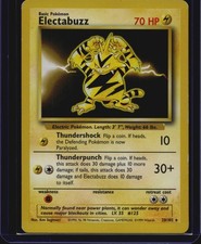 Pokémon TCG Base Set Electabuzz 20/102 MP picture