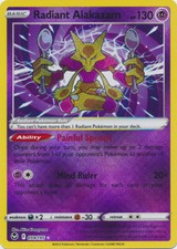 Radiant Alakazam - 059/195 Silver Tempest Ultra Rare Near Mint Pokemon TCG picture