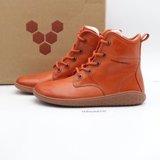 VivoBarefoot Pilgrim Women's Leather Grounded Barefoot Boots 201134-01 Tan picture