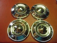 VINTAGE NOS 1961-62 CHEVY IMPALA 409 BELAIR DOG DISH POVERTY HUBCAPS WHEEL COVER picture