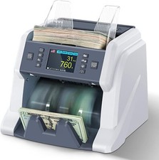 Ribao BC-40 Mixed Money Counter Bill Counter Value Counter (USD-CAD-MXN-EURO) picture