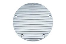 Kuryakyn 9768 Finned Derby Cover Chrome 1999 - 2017 HARLEY TOURING SOFTAIL DYNA picture