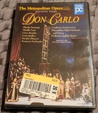 NEW Giuseppe Verdi: DON CARLO (DVD) Metropolitan Opera Placido Domingo SEALED picture