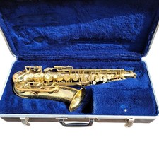 Conn Alto Saxophone Gold Eb with Original Hard Case and More picture
