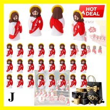 Red 30 Pcs Little Jesus Figures Jesus Love You Mini Jesus Figurines picture
